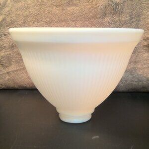 Stiffel Glass Shade Up Light Torchiere Table Lamp